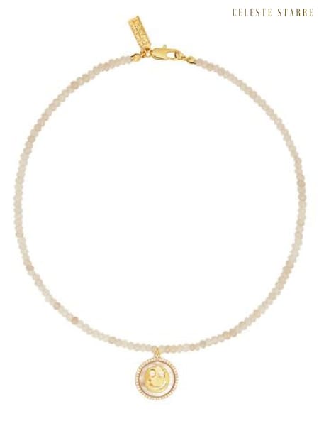 Celeste Starre Gold Tone Wink If You Are Happy Sparkle Necklace (Q80237) | €106
