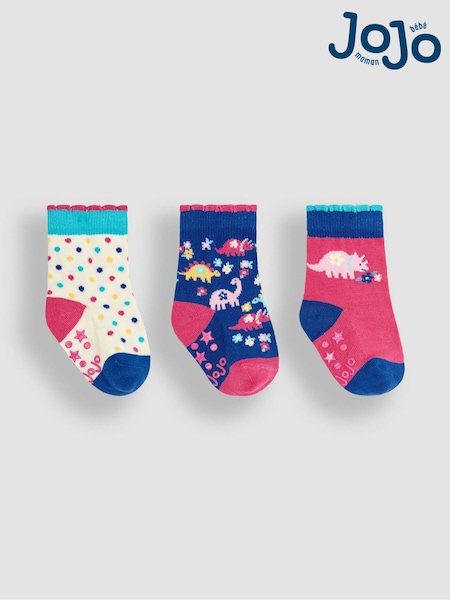 JoJo Maman Bébé 3-Pack Dino Socks (Q80285) | € 13