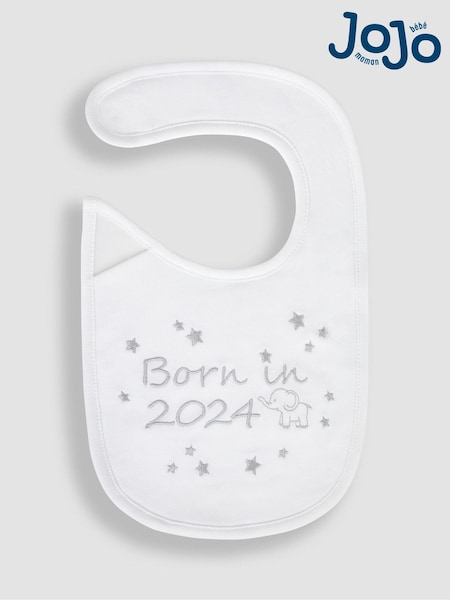 JoJo Maman Bébé Born in 2024 Embroidered Bibs (Q80347) | 10 €