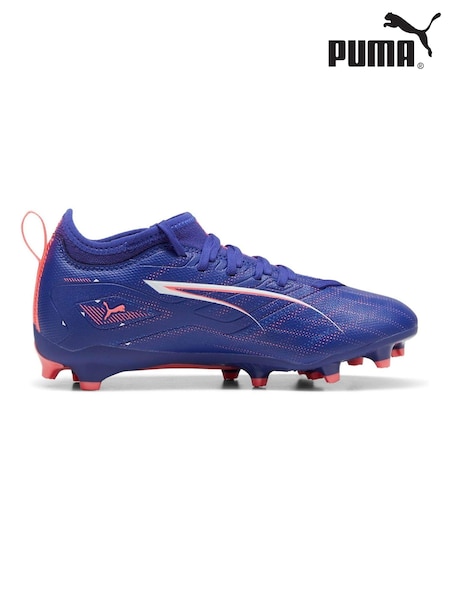 Puma Purple Kids Ultra 5 Match Firm Ground Football Boots (Q80595) | €36