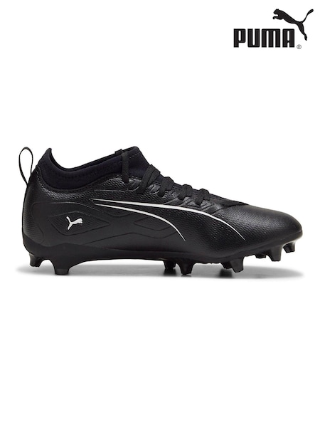 Puma Black Kids Ultra 5 Match Firm Ground Football Boots (Q80602) | €36