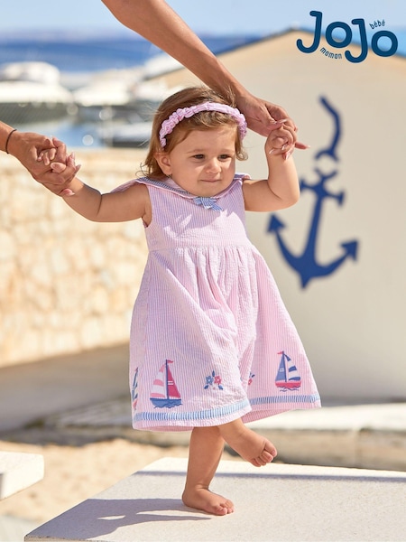 JoJo Maman Bébé Appliqué Sailor Baby Dress (Q80679) | 43 €