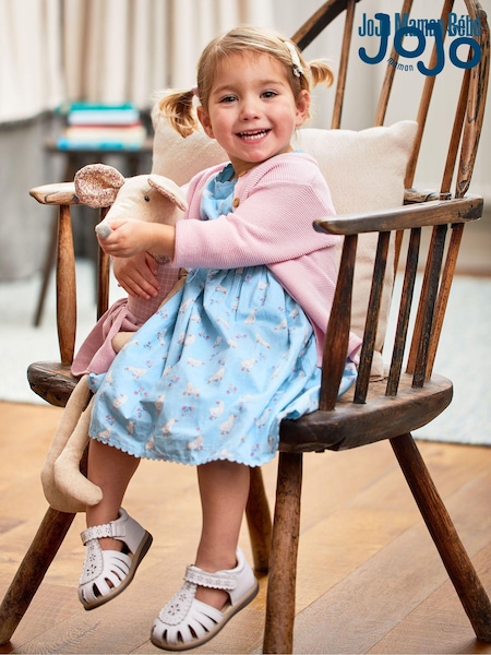 JoJo Maman Bébé Blue Duck Floral Summer Dress (Q80699) | €39