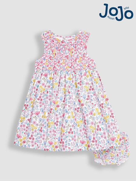 Jojo Maman Bébé Floral Smocked Dress (Q80740) | €48