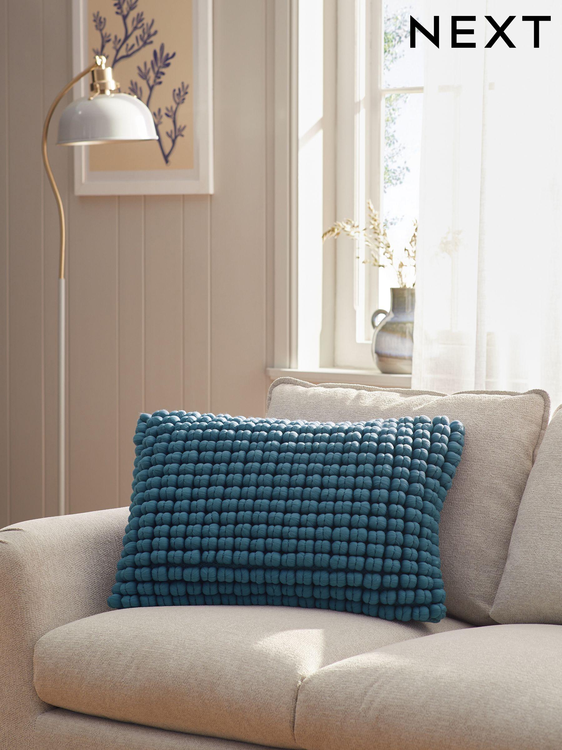 Navy cushions next sales