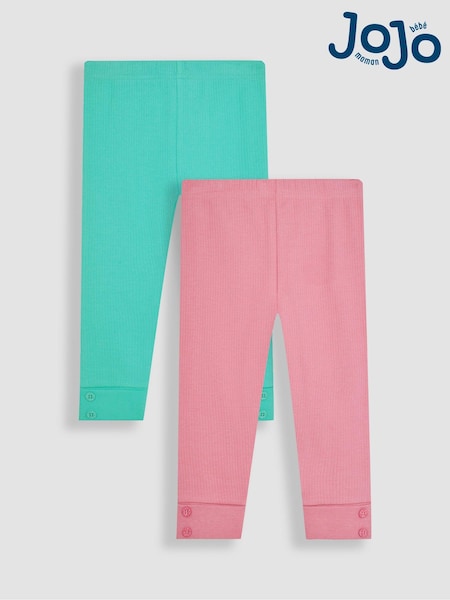 JoJo Maman Bébé 2-Pack Rib Leggings (Q80883) | 30 €