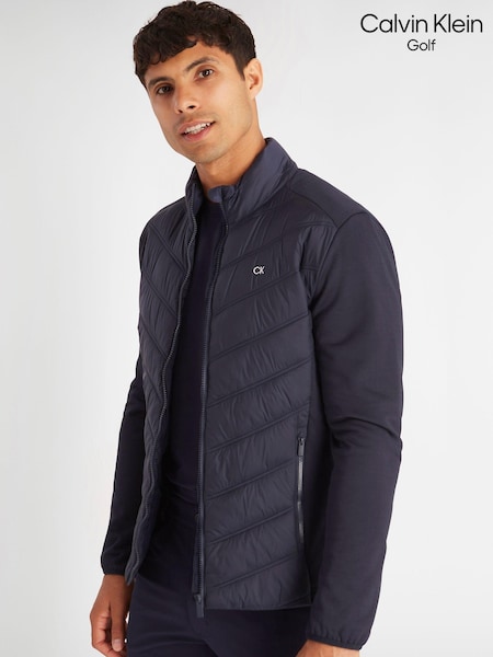 Calvin Klein Golf Blue Frontera Hybrid Jacket (Q80977) | AED582