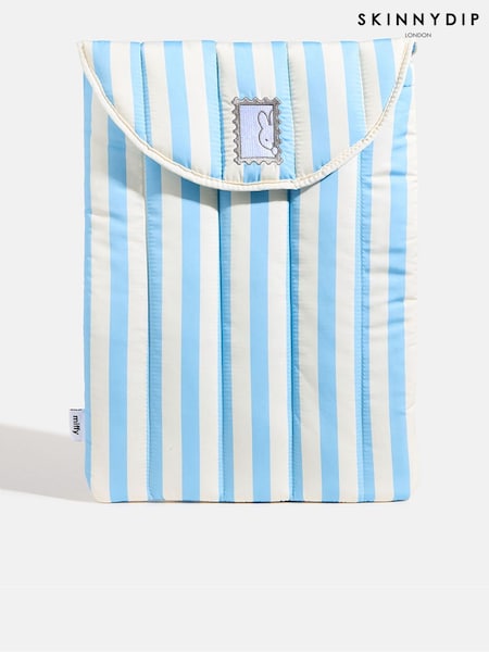 Blue - Skinnydip Miffy X Stripe Stamp Laptop Sleeve 14" Bag