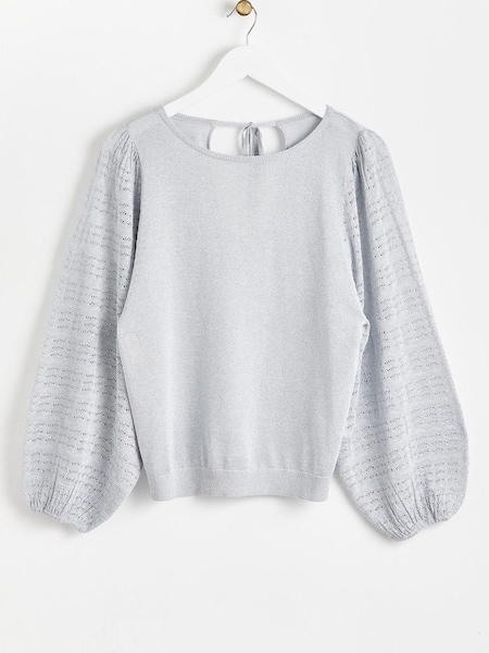 Oliver Bonas Sparkle Stitch Sleeve Knitted Top (Q81092) | 42 €
