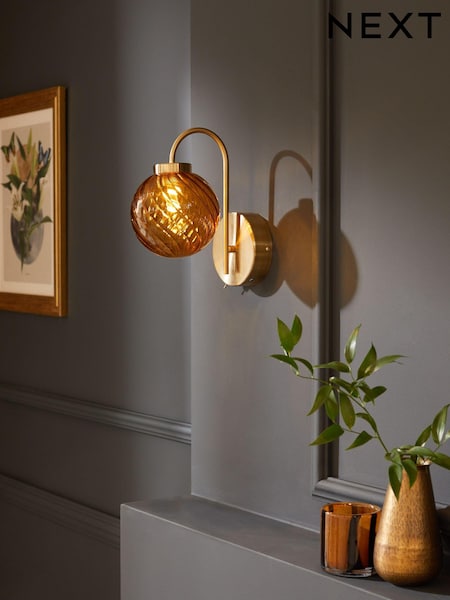 Amber Orange Freya Rechargeable Wireless Wall Light (Q81285) | €59
