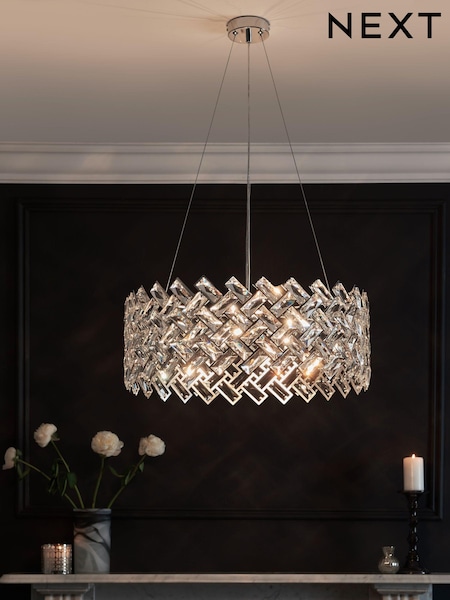 Chrome Wentworth 6 Light Chandelier Light (Q81306) | €245