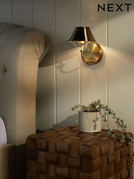 Brass Hector Rechargeable Wireless Wall Light (Q81337) | €59
