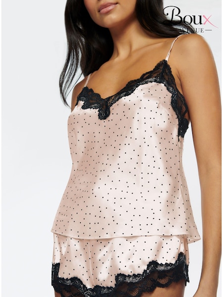 Boux Avenue Pink Amelia Satin Cami Set (Q81375) | 198 LEI