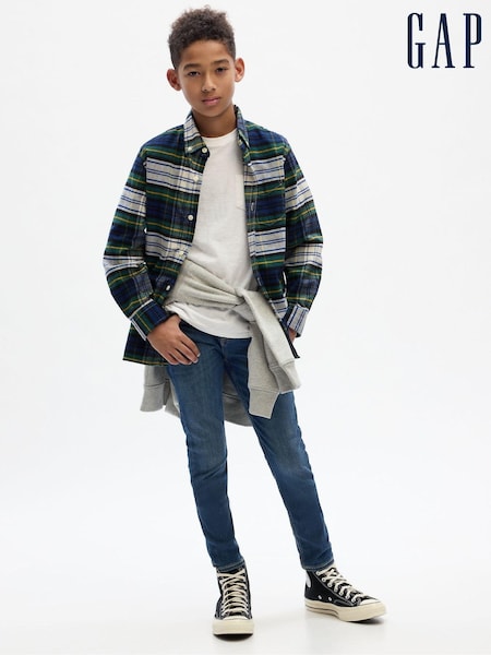 Gap Mid Wash Blue Skinny Fit Stretch Jeans (6-14yrs) (Q81432) | €40