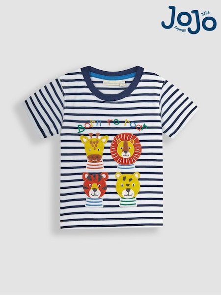 JoJo Maman Bébé Appliqué Motif T-Shirt (Q81764) | €28