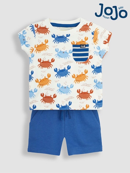 Krabbenmotiv, Natur - JoJo Maman Bébé Printed T-Shirt & Shorts Set (Q81768) | 41 €
