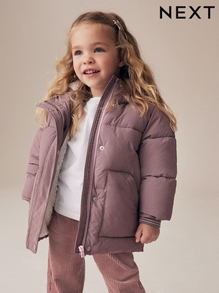 Mink Pink Shower Resistant Padded Coat (3mths-7yrs) (Q81822) | AED92 - AED106
