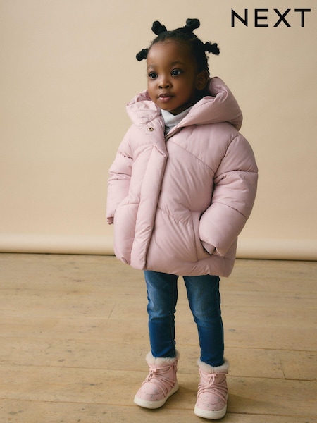 Rosa - Shower Resistant Faux Fur Lined Hooded Padded Coat (3mths-7yrs) (Q81826) | 14 € - 16 €