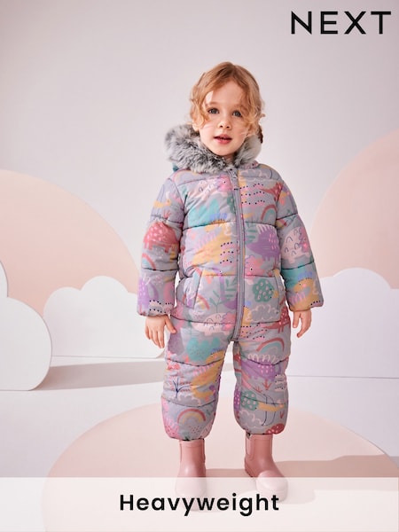 Dinozauri multicolori - Costum de zăpadă cu imprimeu Impermeabil (3luni-7ani) (Q81854) | 173 LEI - 196 LEI