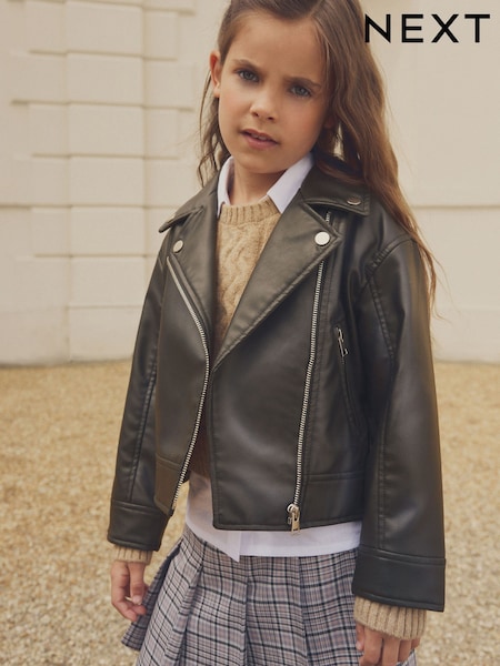 Pu Biker Jacket (3-16yrs) (Q81861) | ‏137 ر.س.‏ - ‏179 ر.س.‏