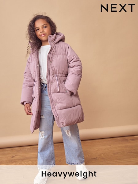 Purple Shower Resistant Utility Padded Coat (3-16yrs) (Q81865) | AED135 - AED170