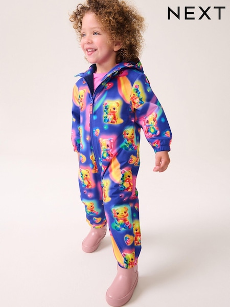 Navy Character Waterproof Wadded Puddlesuit (3mths-7yrs) (Q81867) | AED23 - AED27