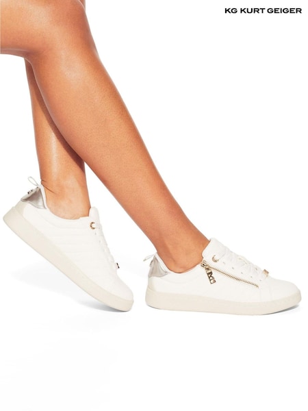 KG Kurt Geiger Liza Zip Quilt Trainers (Q82027) | AED230