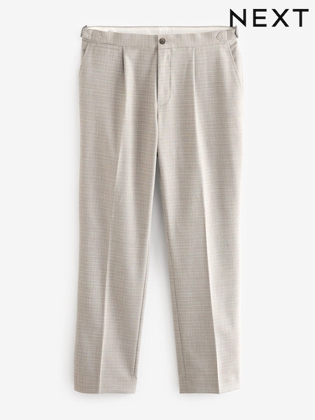 Stone Textured Side Adjuster Trousers (Q82116) | €7