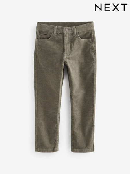 Sage Green Corduroy Trousers (3-16yrs) (Q82274) | €18 - €25