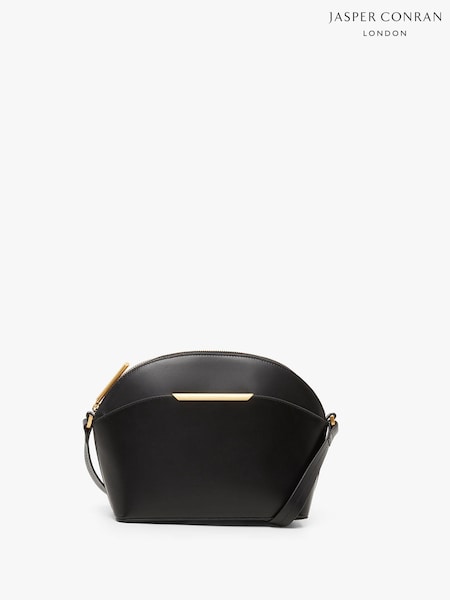 Jasper Conran London Darcey Leather Dome Cross-body Bag With Gold Tab (Q82379) | kr5 050