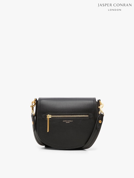 Jasper Conran London Darcey Leather Saddle Bag (Q82404) | AED728