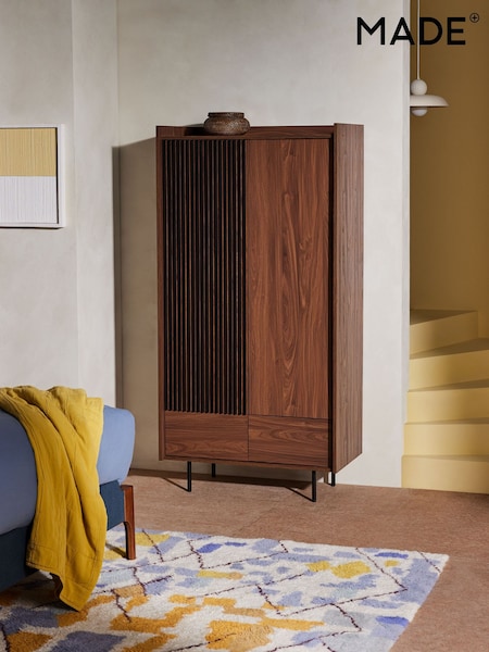 MADE.COM Dark Brown Blaze Double, 2 Drawers Wardrobe (Q82801) | €706