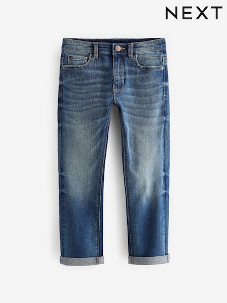 Denim Vintage Regular Fit Mega Stretch Adjustable Waist Jeans (3-16yrs) (Q82829) | R$ 135 - R$ 185