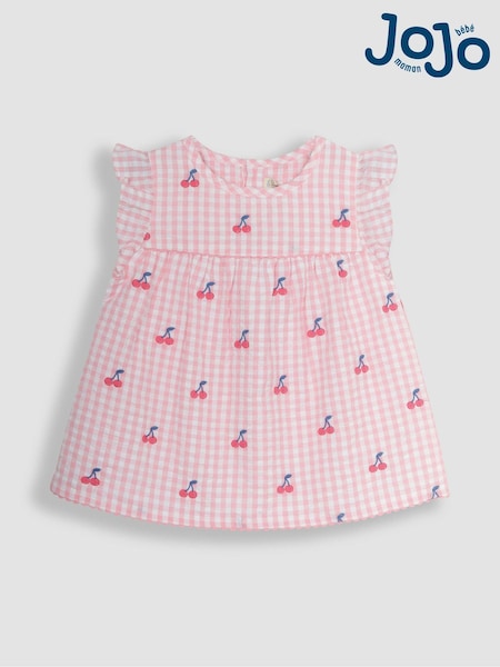 JoJo Maman Bébé Cherry Embroidered Pretty Blouse (Q82956) | 30 €