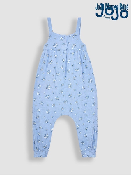 JoJo Maman Bébé Cornflower Floral Cheesecloth Jumpsuit (Q83046) | € 38