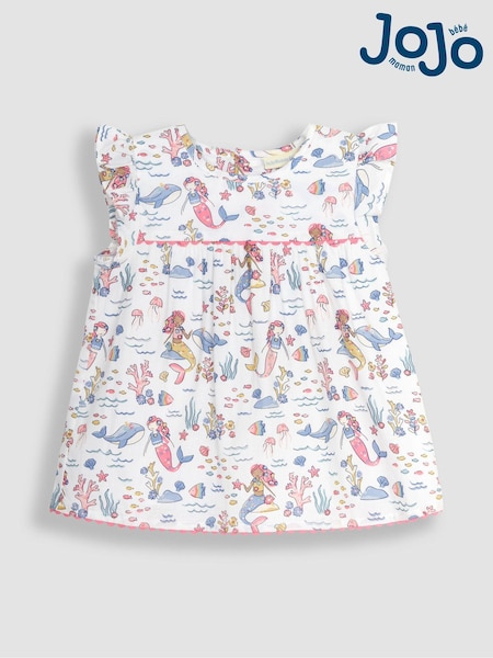 JoJo Maman Bébé Blue Mermaid & Friends Pretty Blouse (Q83153) | €11.50