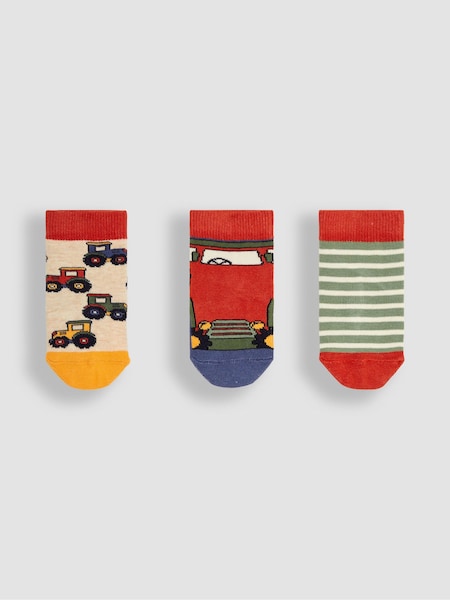JoJo Maman Bébé 3-Pack Tractor Socks (Q83173) | 15 €