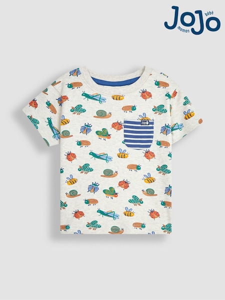 JoJo Maman Bébé Contrast Pocket T-Shirt (Q83192) | 19 €