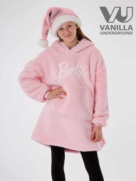Vanilla Underground Pink Barbie Girls Blanket Hoodie (Q83259) | €39