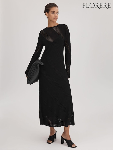 Florere Crochet Midi Dress (Q83299) | €255