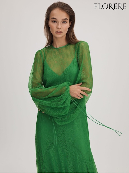Florere Lace Midi Dress (Q83328) | €302