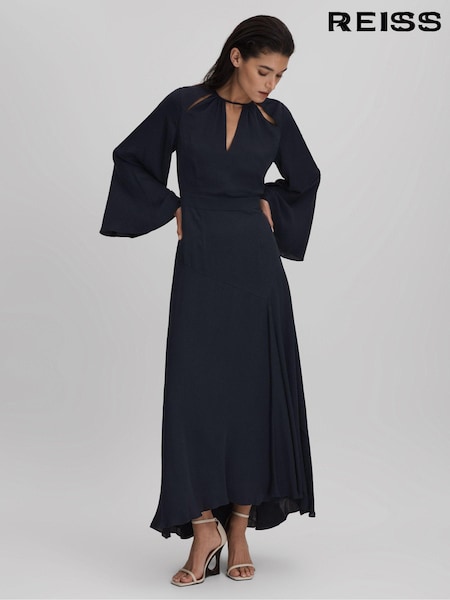 Reiss Andra Flute Sleeve Midi Dress (Q83381) | €454