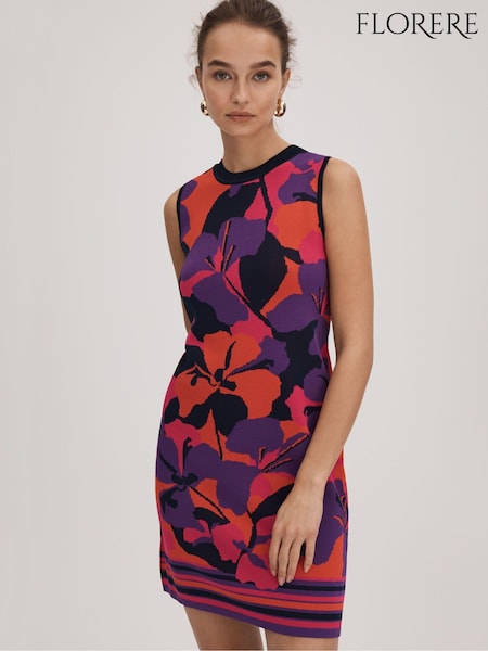 Florere Jacquard Mini Dress (Q83426) | 732 QAR