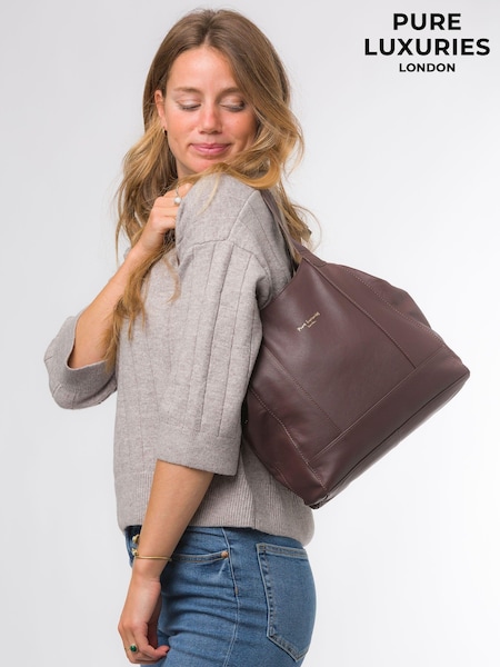 Pure Luxuries London Colette Leather Handbag (Q83530) | 292 QAR