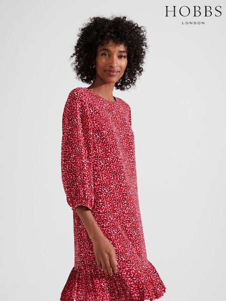 Hobbs Red Liana Dress (Q83623) | €79
