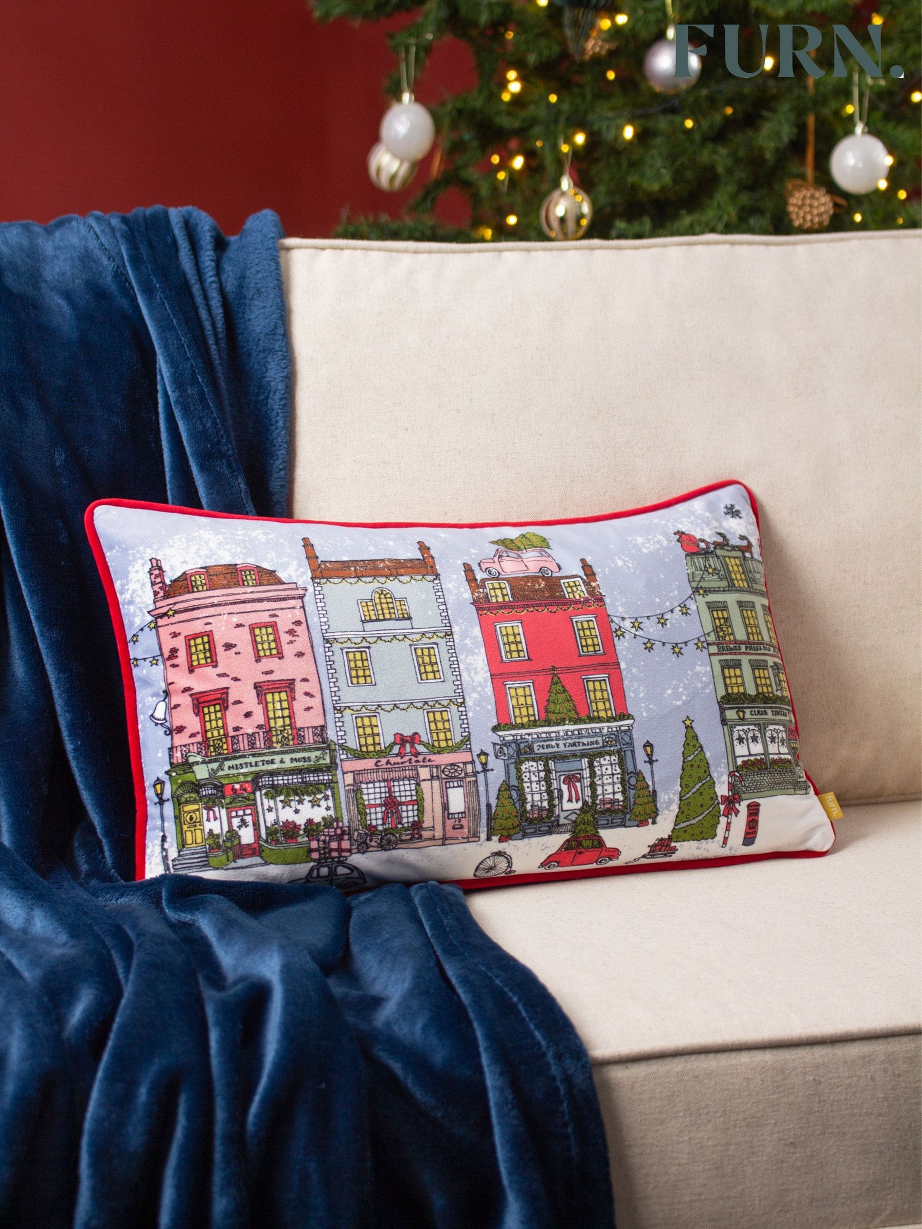 furn Christmas Spirit Cushion