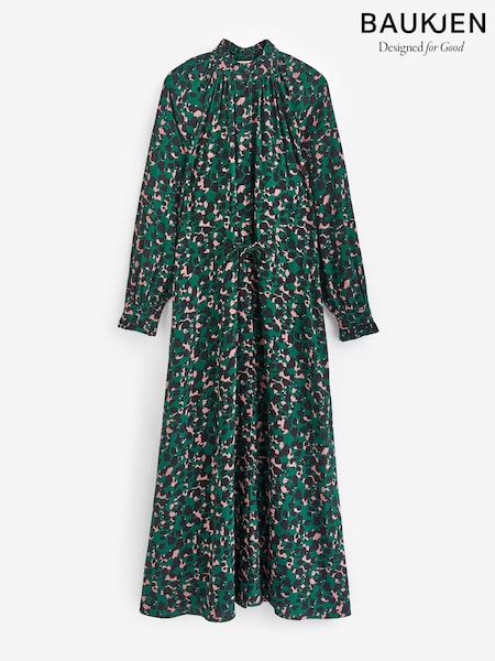 Baukjen Green Luna Dress with Lenzing™ Ecovero™ (Q84183) | €121