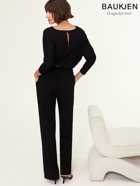Baukjen Lesley-Ann Black Jumpsuit with Lenzing™ Ecovero™ (Q84205) | €42