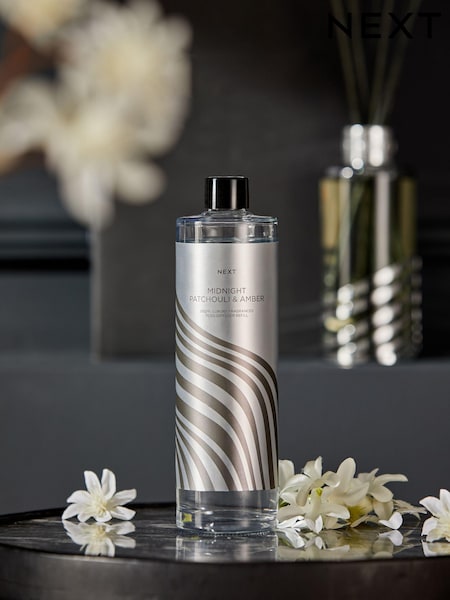 Midnight Patchouli and Amber 200ml Fragranced Reed Diffuser Refill (Q84299) | €21