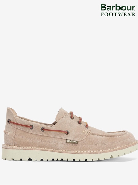 Barbour® Stone Suede Mousa Boat Shoes (Q84385) | 290 zł